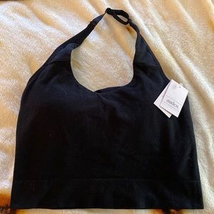 NWOT Auden halter bra top